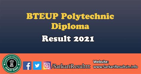 bteup online.com|BTEUP Results 2021: UPBTE Polytechnic/ Diploma Semester.